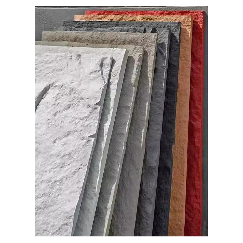 Luxury artificial pu foam stone wall artificial stone wall panel