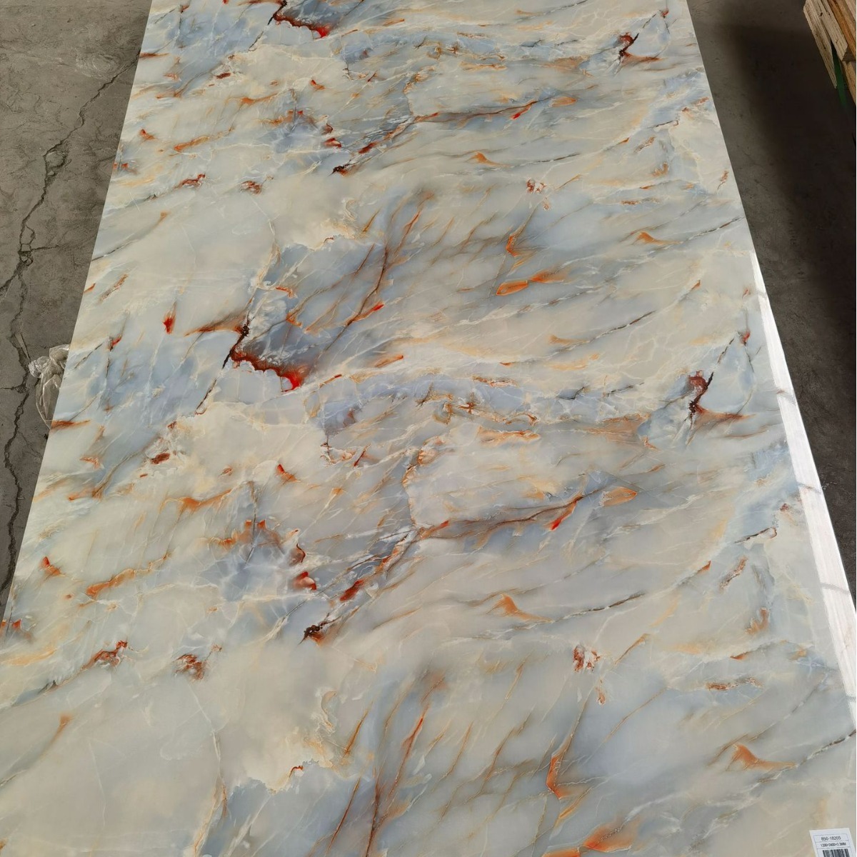 Yike High Quality Water Resistant UV Cutting High Gloss PVC Marble Board for Home