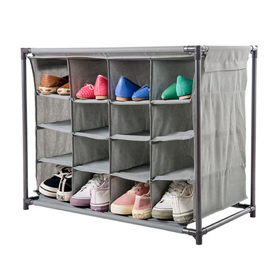 Non-Woven Collapsible Shelves Closet Shoe Organizer Socks Storage Adjustable Closet Organizer For Sweater Cloth Handbag