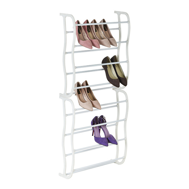 Low Moq 36 Pair Over Door 12 Tier Shelf Organiser Storage Stand Hanging Shoe Rack 12 Pieces