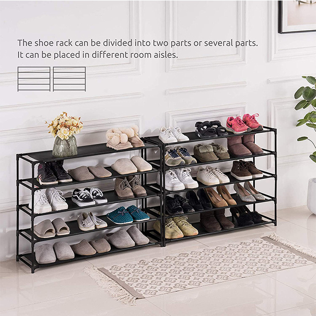 Wholesale Portable Vertical Adjustable Space Saving Shoe Shelf Cabinet Shoe Rack Organizer Manufacture