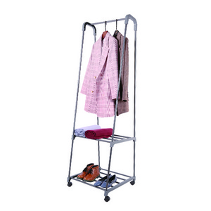 Multi-Functional Bedroom folding Stand metal hanging clothes Hanger garment rack