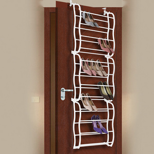 12 Layer 36 Pairs DIY Hanging Door Organizer Storage Over The Door Shoe Rack