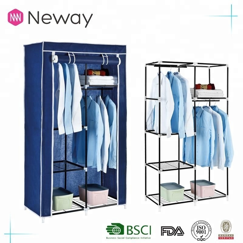 Non Woven Storage Assemble Fabric Simple Wardrobe Designs