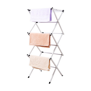 Oem Wholesale Foldable Clothes Over Door Shoe Sock Vertical Balcony Drying Rack For Cloth Clothes Drying Rack