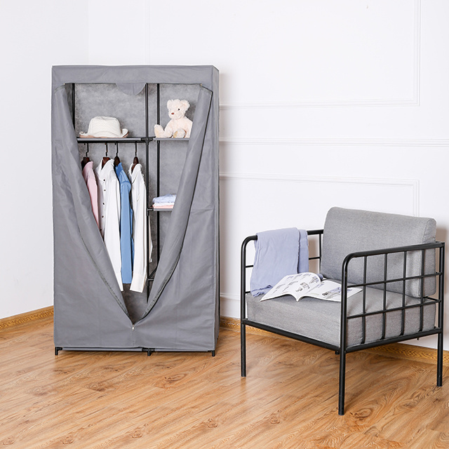 Portable Wardrobe Cabinet At Multifunctional Diy Bedroom Folding Cupboard Fabric Wardrobe