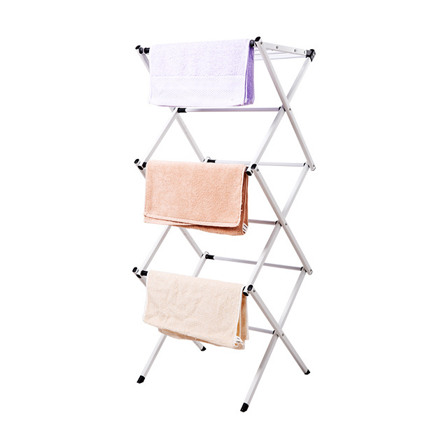 Factory Wholesale Foldable Rack Hangers For Clothes Cloth Drying Stand