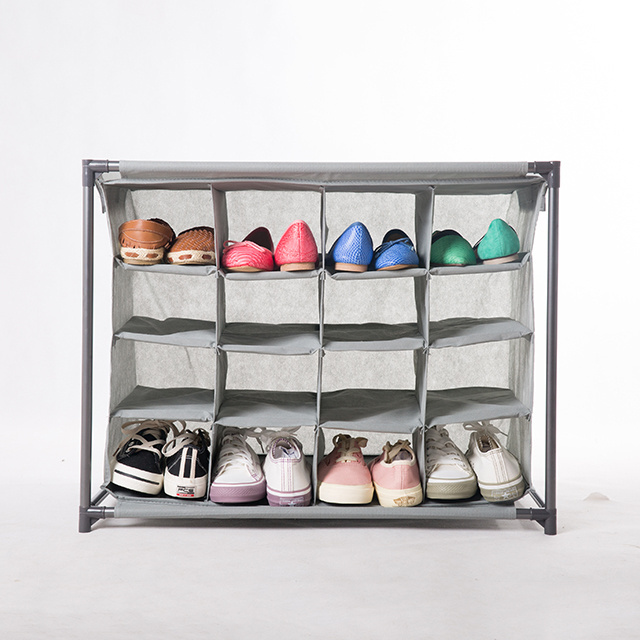 Non-Woven Collapsible Shelves Closet Shoe Organizer Socks Storage Adjustable Closet Organizer For Sweater Cloth Handbag