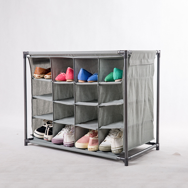 Non-Woven Collapsible Shelves Closet Shoe Organizer Socks Storage Adjustable Closet Organizer For Sweater Cloth Handbag