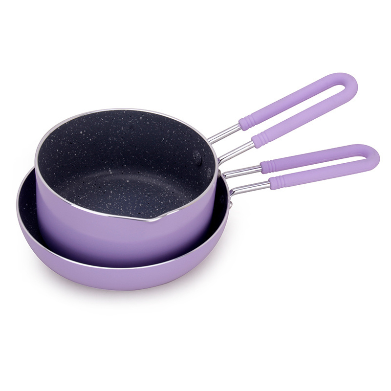 Cookware Manufacturer Non Stick Cookware Set Aluminium Aluminum  Deep Frying Pans Saute Pan