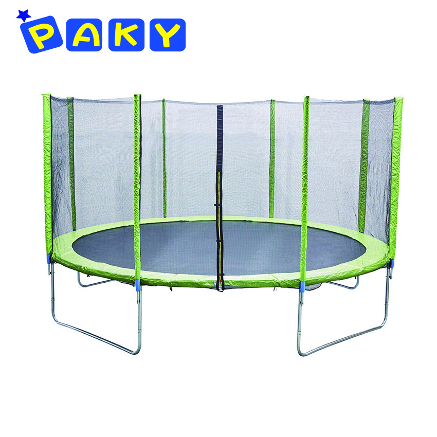 12 FT TUV Approved Trampoline with Enclosure net and poles Safety Pad Ladder Jumping Mat Rain Cover