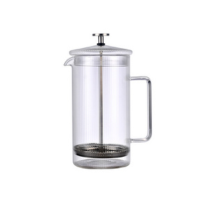 304 Grade Stainless Steel French Press Coffee Maker Glass French Coffee Press