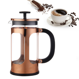 Hot sale 304 stainless steel 350ml 800ml 1000ml 1500ml french press coffee maker