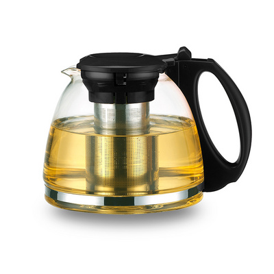 Lazy Semi-Automatic Glass Teapot household Kungfu Glass Tea Set Heat Resistant Glass Tea Pot With Strainer