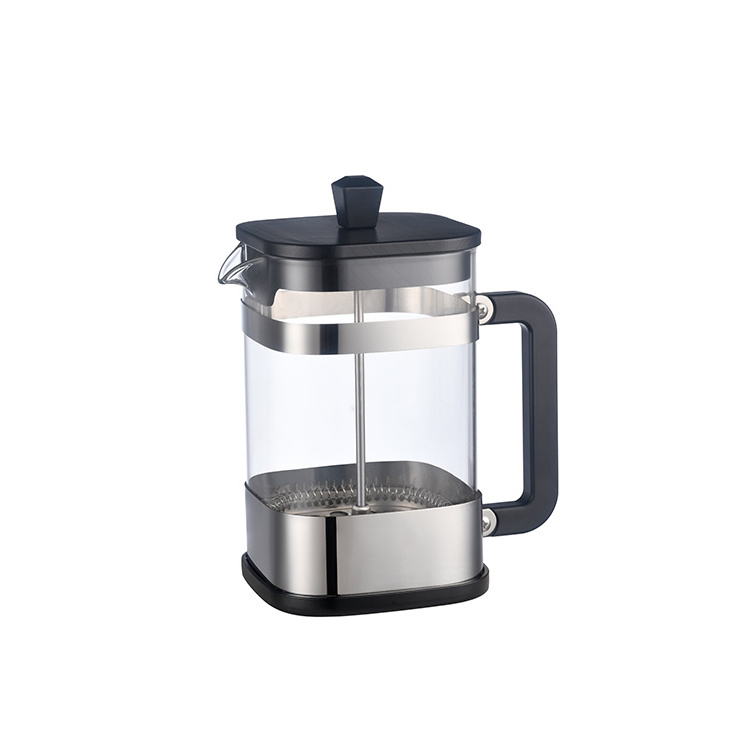 304 Grade Stainless Steel French Press Coffee Maker Glass French Coffee Press