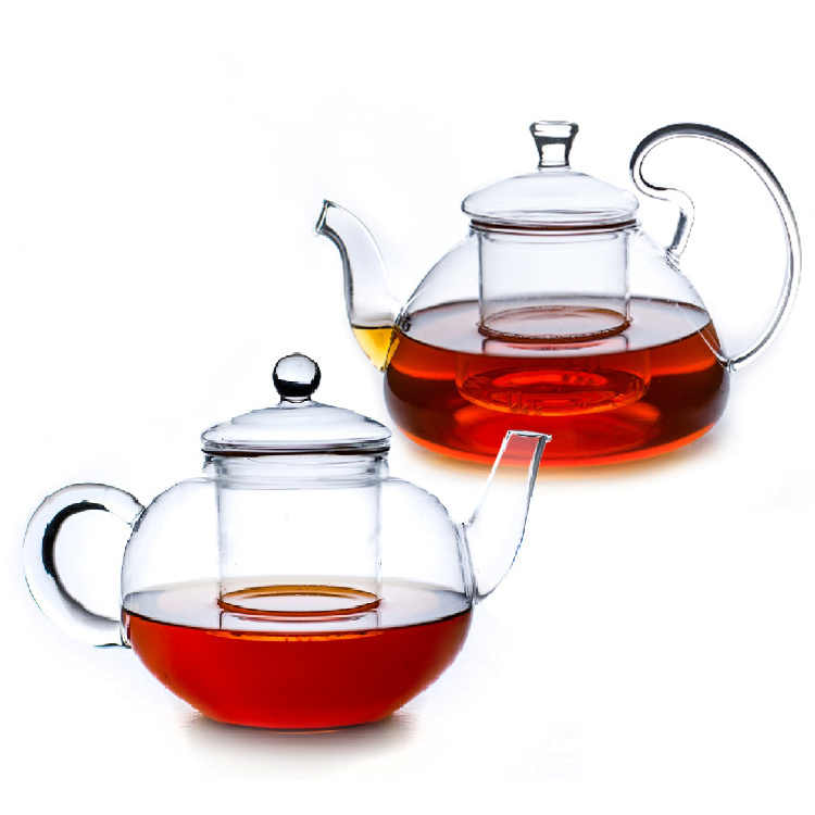 Hot Style Glass Tea Pot With Removable Stainless Steel Infuser and Steeper Tea maker