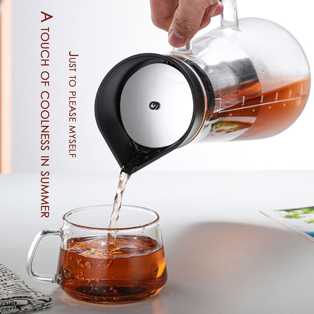 Pour Over Coffee Maker Set Glass Carafe Coffee Pot&Coffee Brewer With Stainless steel Filter Dripper Heat Resistance Decanter