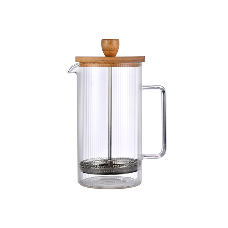 304 Grade Stainless Steel French Press Coffee Maker Glass French Coffee Press