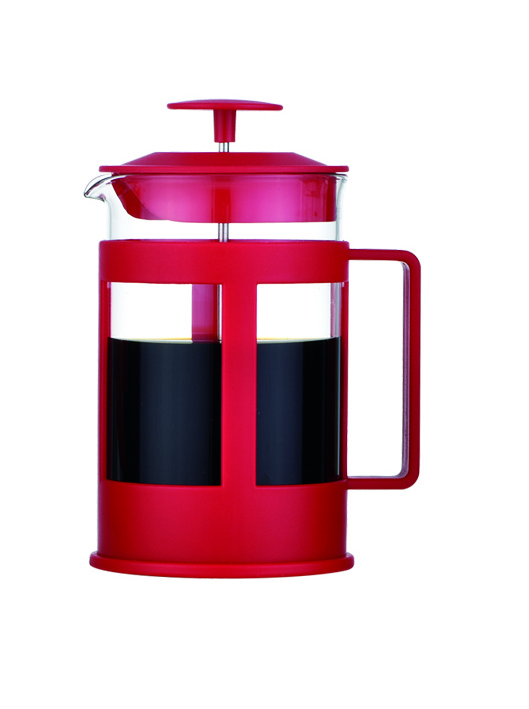 French press coffee maker pot 350ml plunger,custom plastic travel camping classic glass tea maker coffee french press