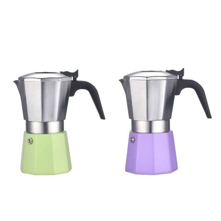 Iconic Stovetop Espresso Maker Makes Real Coffee Moka Pot Aluminium Percolator Moka Pot