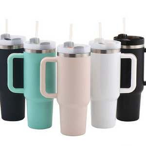 Best price 40oz tumbler with handle Insulated Stainless Steel Travel Mug Water Bottle and strow Double Wall Vacuum Cup