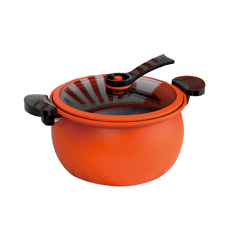 Home Kitchen Quick Stew Micro Pressure Pot, 7L Non stick Multi functional Stew Soup Pot