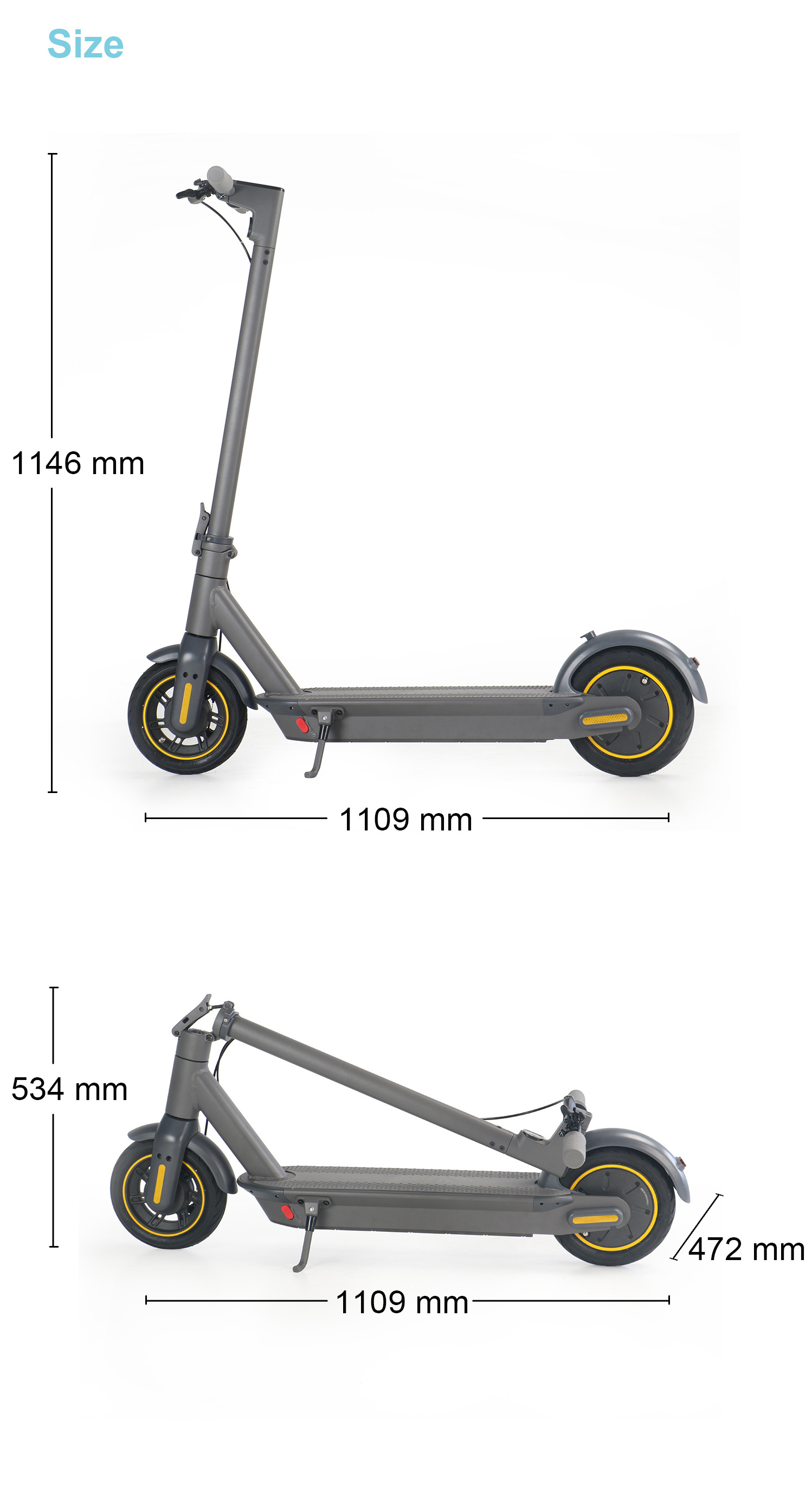 M365 Pro  8.5inch  IP65 Waterproof Two Wheel Adult Electric Scooter Zweirad-Elektro