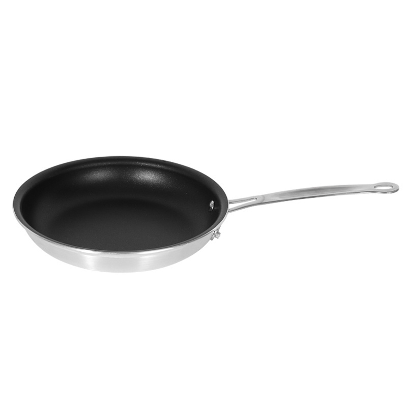 Professional Nonstick Coating Stainless Steel Frying Pan with Design Handle Nonstick Fry Pan Aluminum Frying Pan