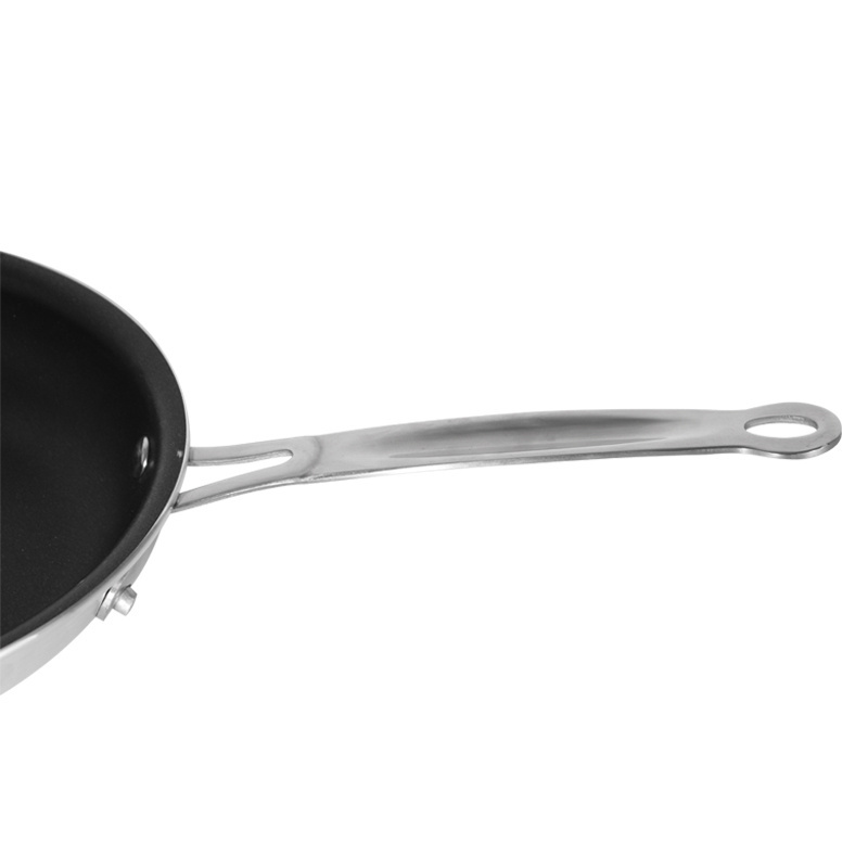 Professional Nonstick Coating Stainless Steel Frying Pan with Design Handle Nonstick Fry Pan Aluminum Frying Pan