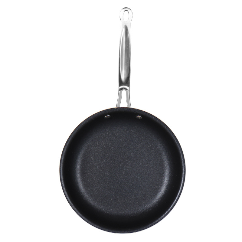 Professional Nonstick Coating Stainless Steel Frying Pan with Design Handle Nonstick Fry Pan Aluminum Frying Pan