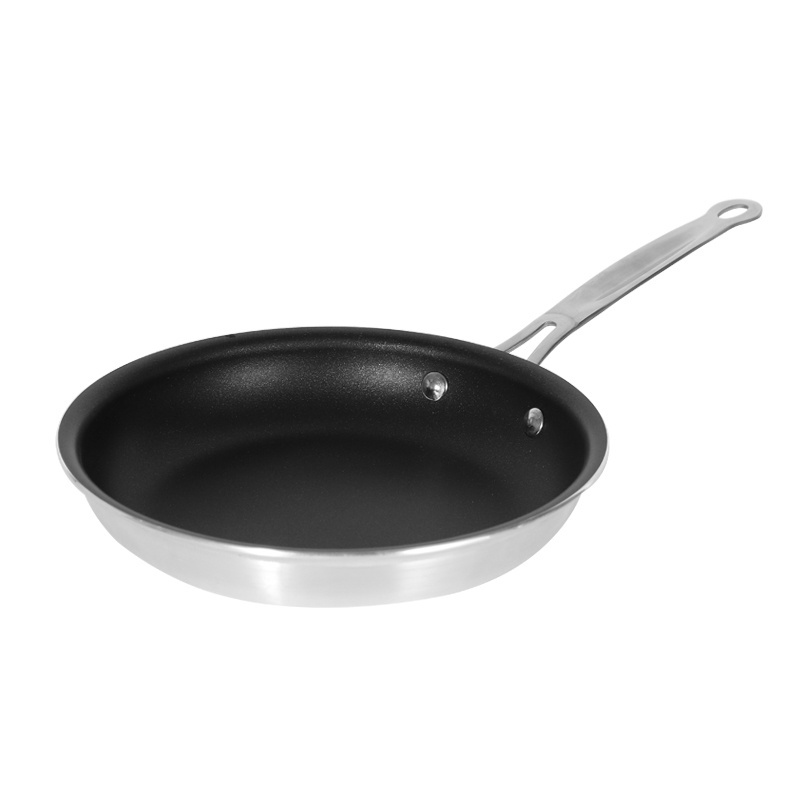 Professional Nonstick Coating Stainless Steel Frying Pan with Design Handle Nonstick Fry Pan Aluminum Frying Pan