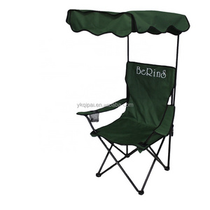 portable folding beach chair camping chair with sunshade or umbrella