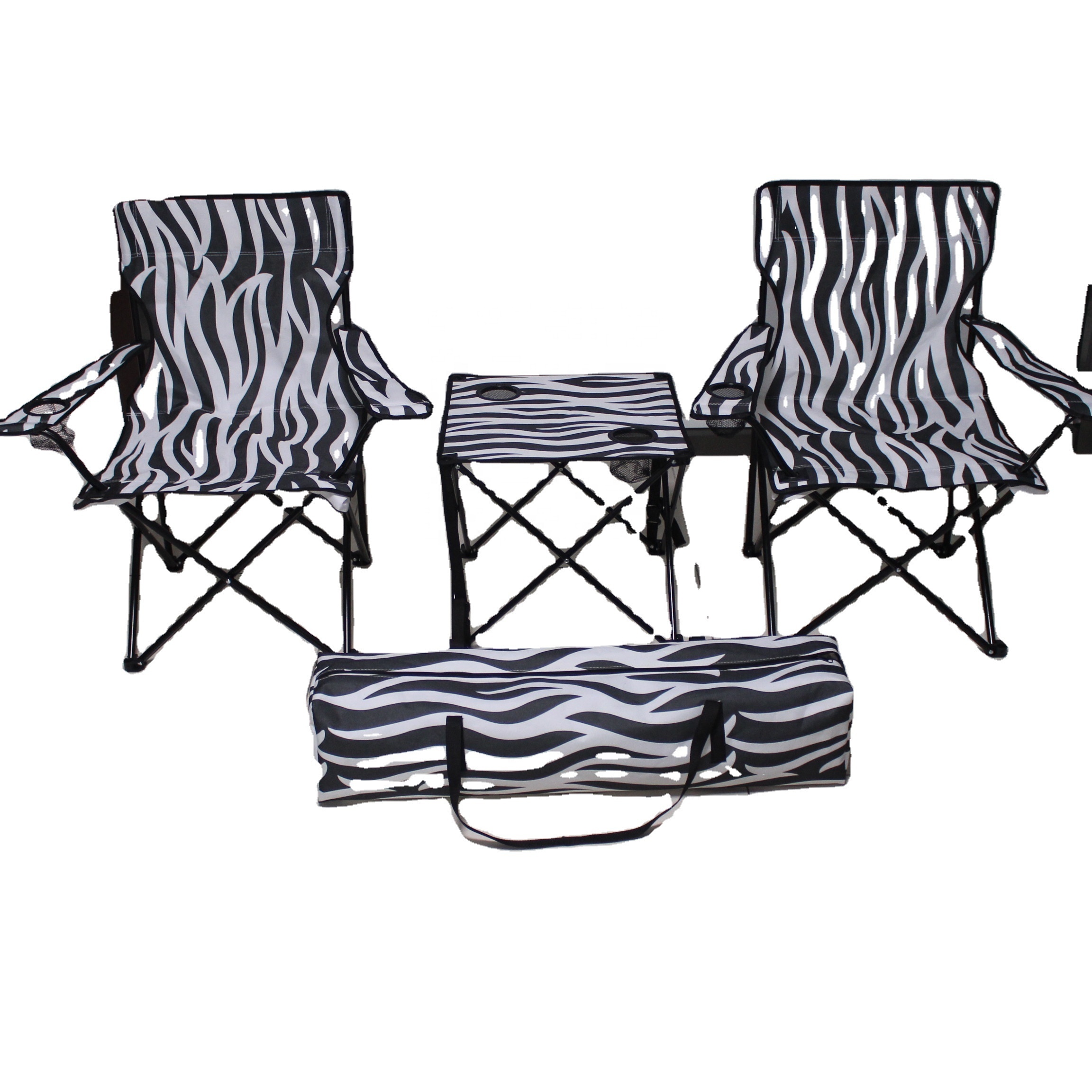 Modern Design Outdoor Camping & Beach Chair with Cell Phone Holder Wicker Roof Chair for Parks & Beaches