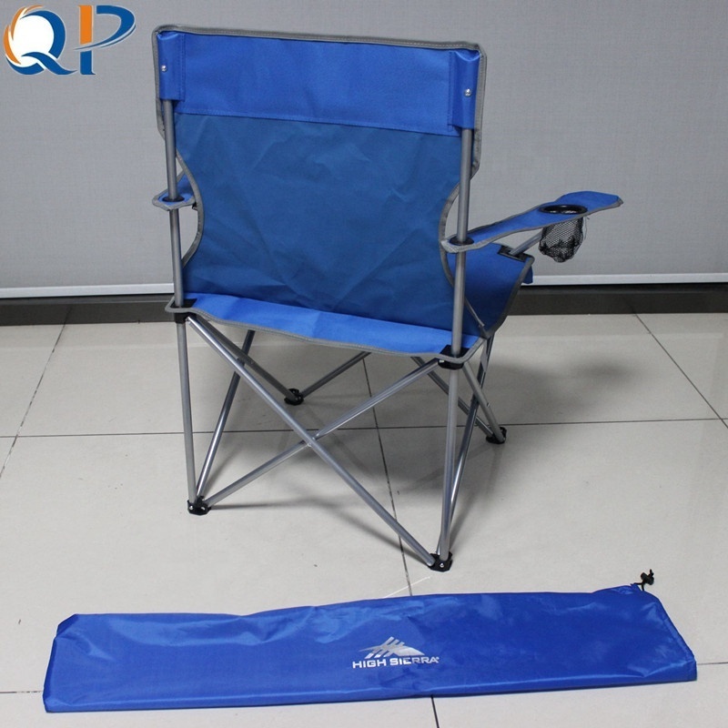 Hot Sale Folding Portable Leisure Outdoor Furniture Beach Chair Fabric One Cup Holder Camping Fishing Armchair Cheap