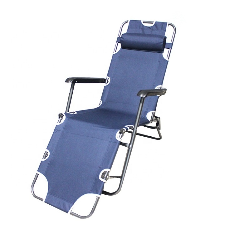 Folding chair siesta chair multifunctional outdoor portable beach lounge chair Office adult simple siesta bed lazy