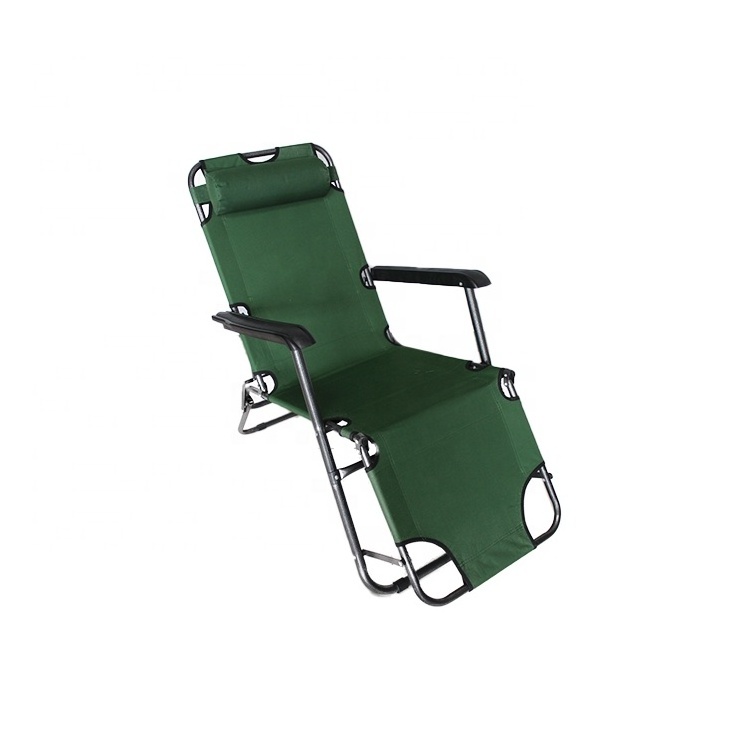 Folding chair siesta chair multifunctional outdoor portable beach lounge chair Office adult simple siesta bed lazy