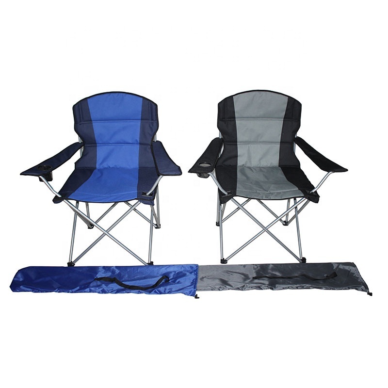 Folding Office Cotton Armchair Outdoor Furniture Leisure Camping Fishing Beach Chair With One Cup Holder Cheap