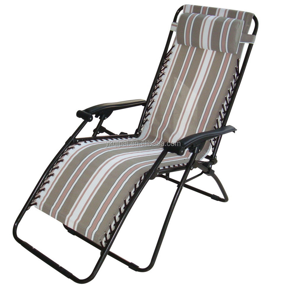 Multi-function outdoor folding bed folding portable folding beach chaise sun lounge chair