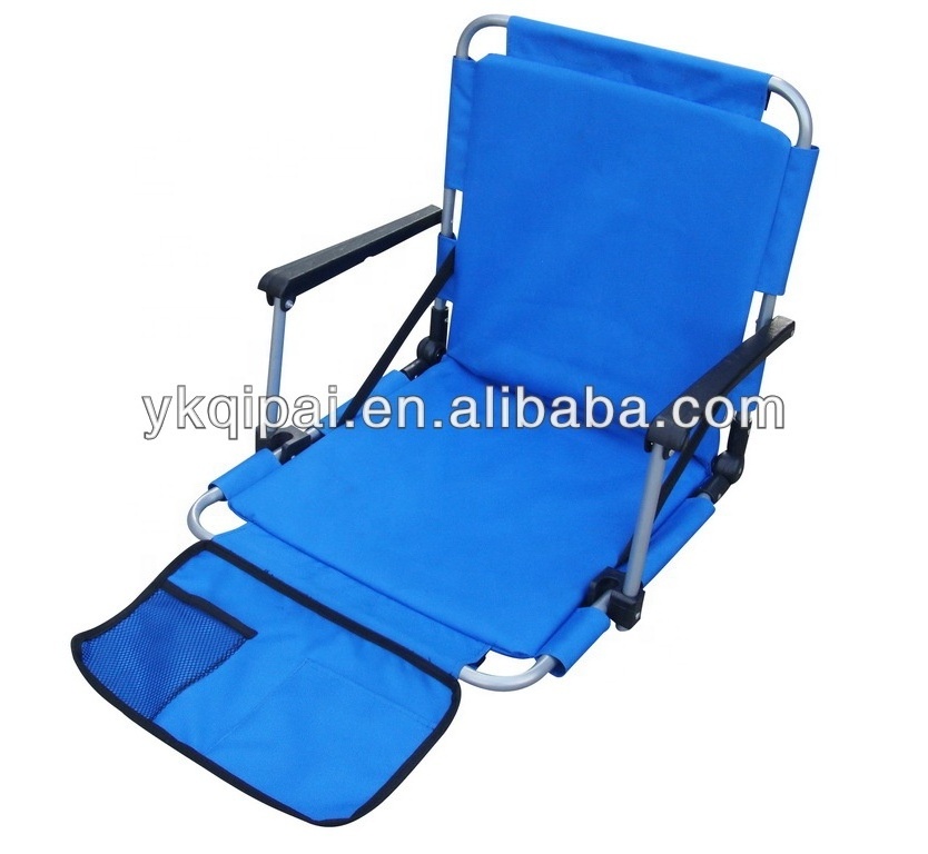 New Arrival Lightweight High Back Traveling Chair Modern Portable Compact Steel Beach Camp Folding Chair Carry Bag Outdoor Use