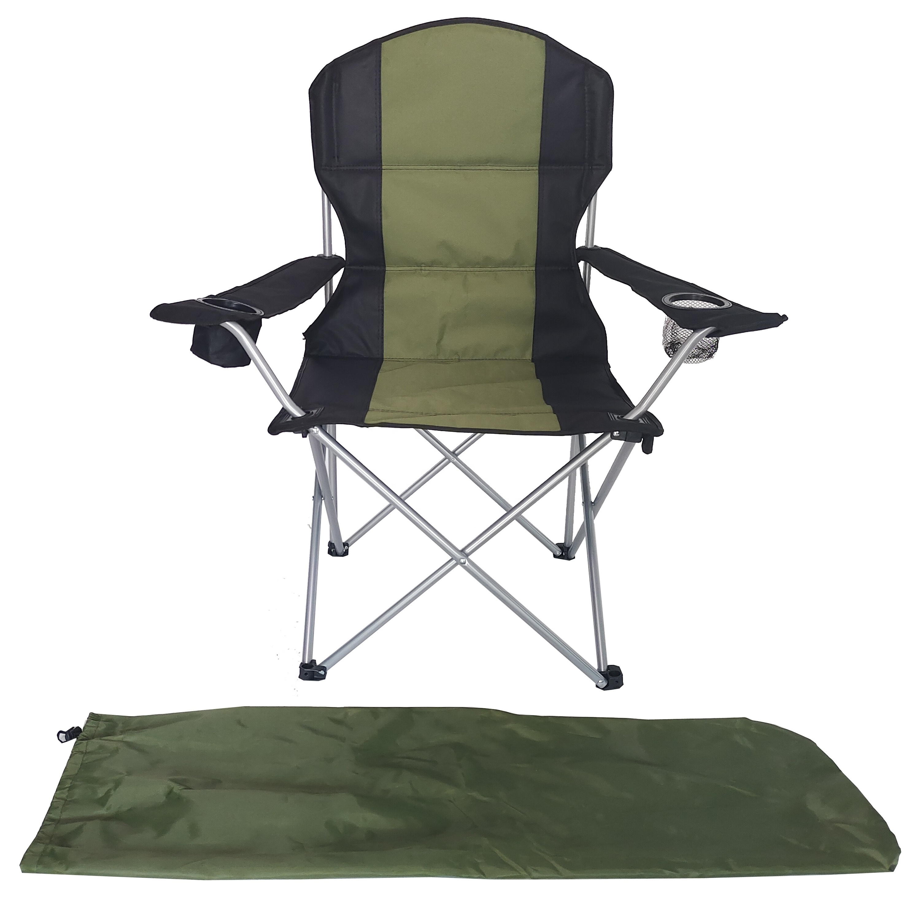 Folding Office Cotton Armchair Outdoor Furniture Leisure Camping Fishing Beach Chair With One Cup Holder Cheap