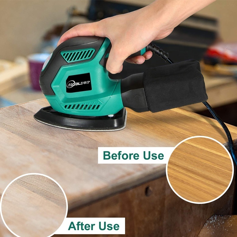 Detail Sander,Compact Electric Sander Tool,Dust Collection System,Suitable for Tight Spaces Sanding,Polishing,Removing Paint