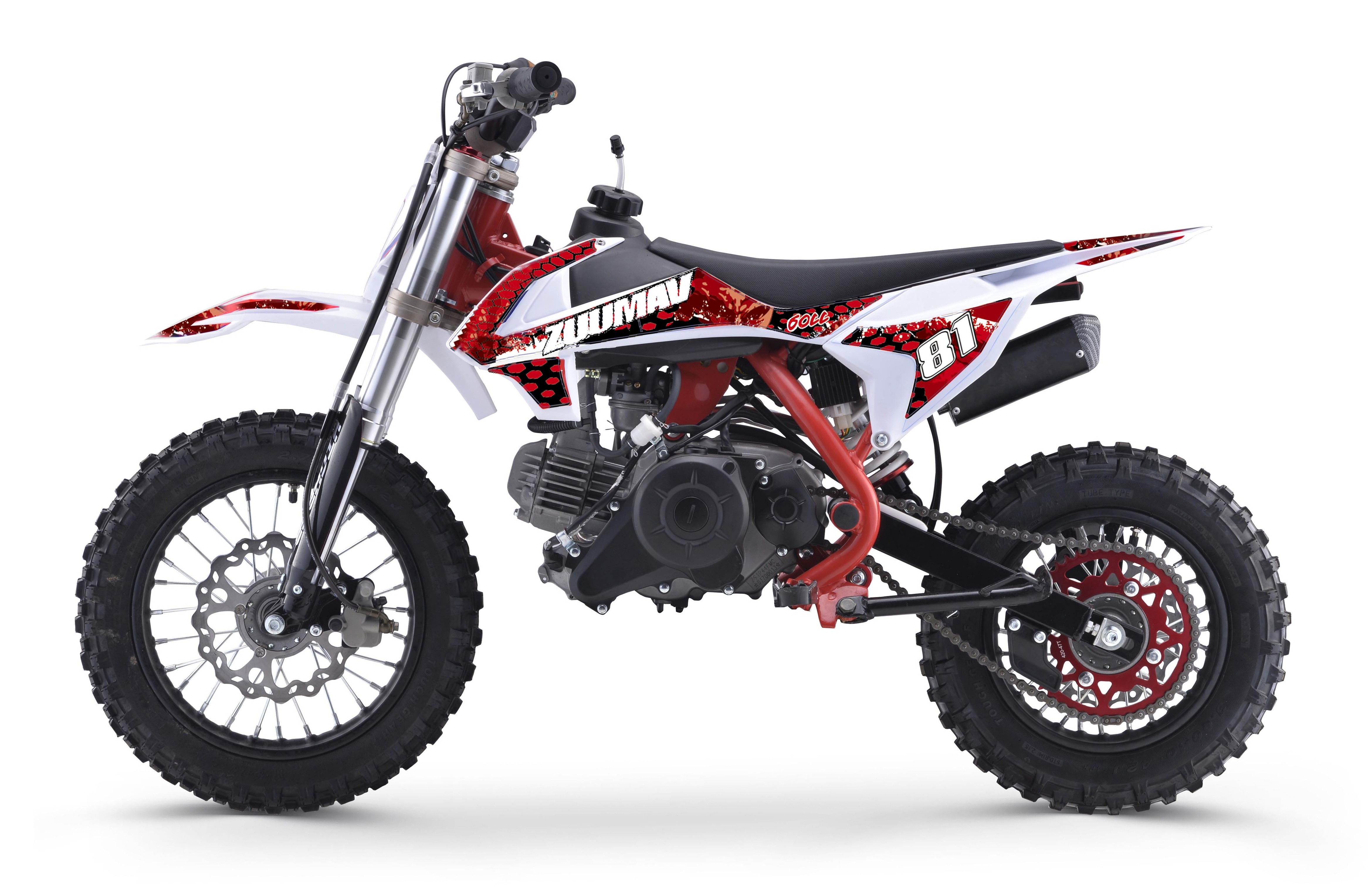 New Off Road Motorcycle Mini Dirt Bikes 4-Stroke 60ccpetrol Car Racing Children's Bicycles