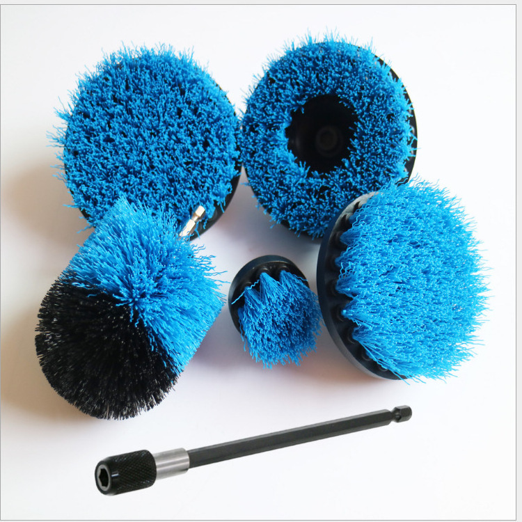 Factory Supply 6 Pcs Car Detailing Brush Set Clean Interior Exterior Equipment Car Wash Cleaning Tools Kit