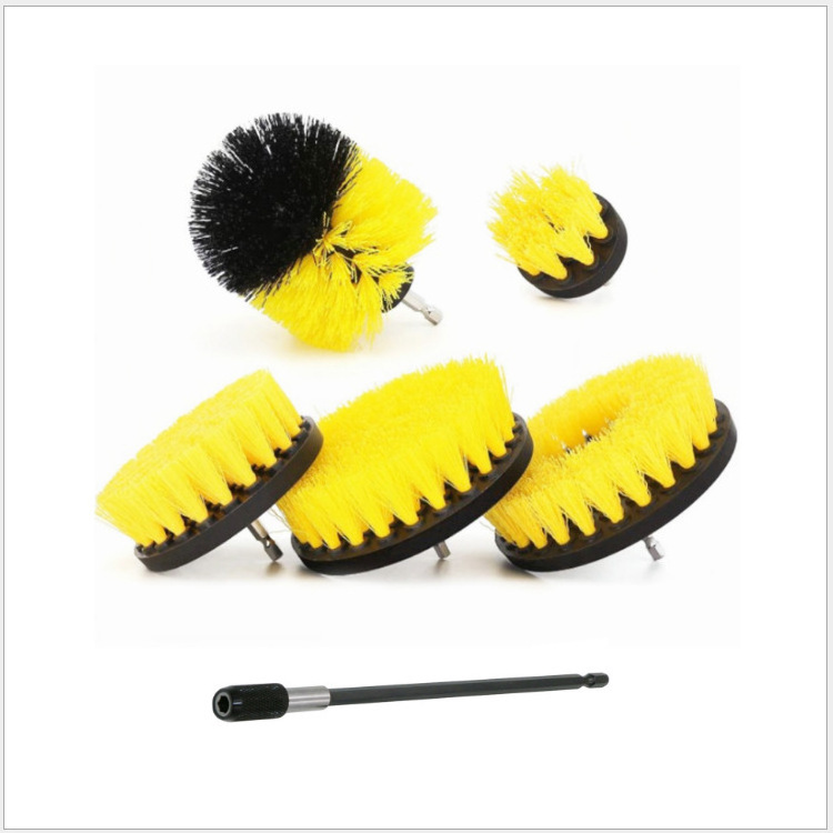 Factory Supply 6 Pcs Car Detailing Brush Set Clean Interior Exterior Equipment Car Wash Cleaning Tools Kit