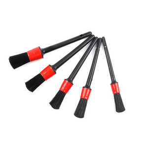 Manufactory Wholesale 5pcs Set Plastic Automotive Console Cleaning Brushes Car Cleaning Detailing Brush