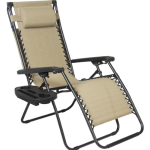 Beach Chair Recliner Outdoor Zero Gravity Folding Reclining Lounge Zero Gravity Chair with Canopy