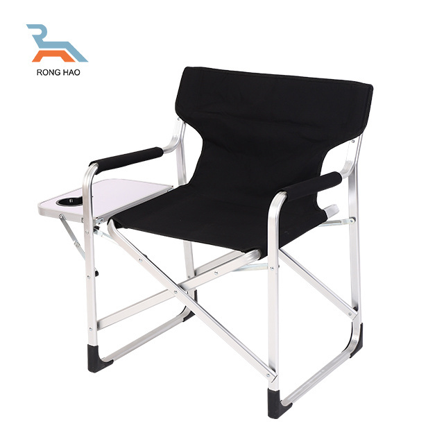 Wholesale Lightweight Outdoor Portable Lawn Chair Director Chair Camping Chair With side table