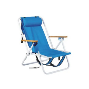 Wholesale Portable Outdoor Beach Lounge Chair Recliner Low Seat Foldable Backpack Beach Chairs