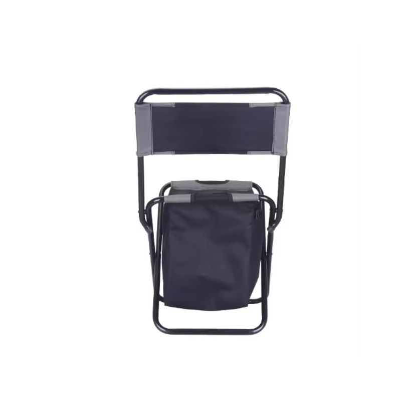 Fishing Chair with Cooler Bag, Outdoor Folding Chair Compact Fishing Stool Portable Folding Camping Stool Backpack Chair