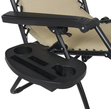 Beach Chair Recliner Outdoor Zero Gravity Folding Reclining Lounge Zero Gravity Chair with Canopy